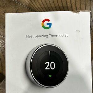 Google Nest Learning Thermostat - Black
